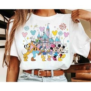 Disney Mickey And Friends Balloons Shirt, Disney Colorful Shirt